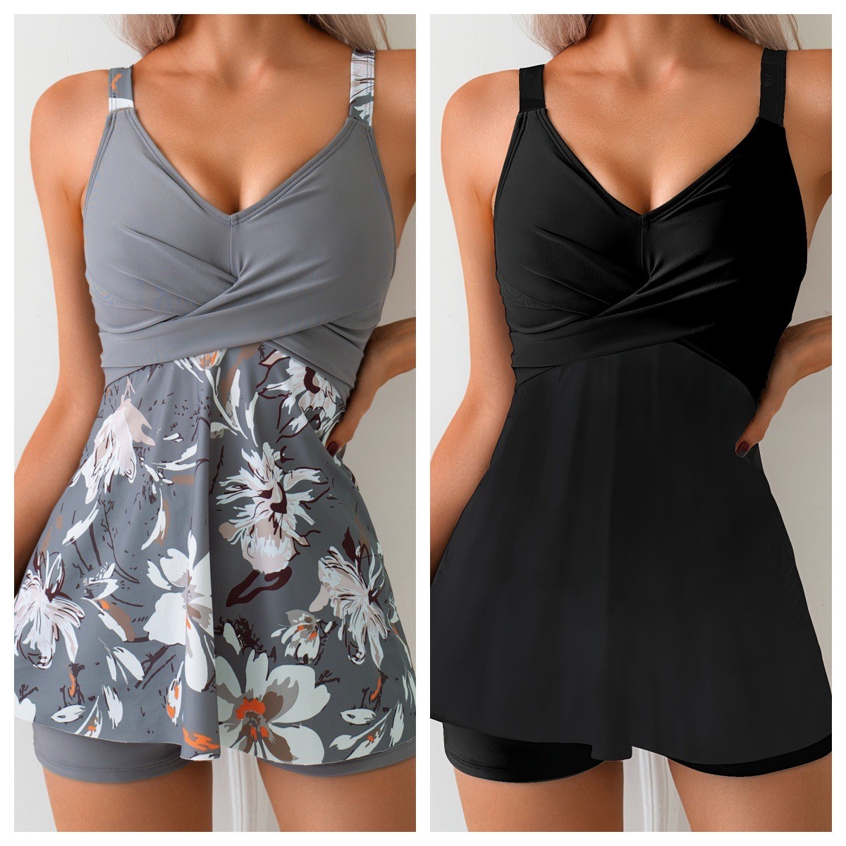 Tops - Costume da bagno donna tankini due