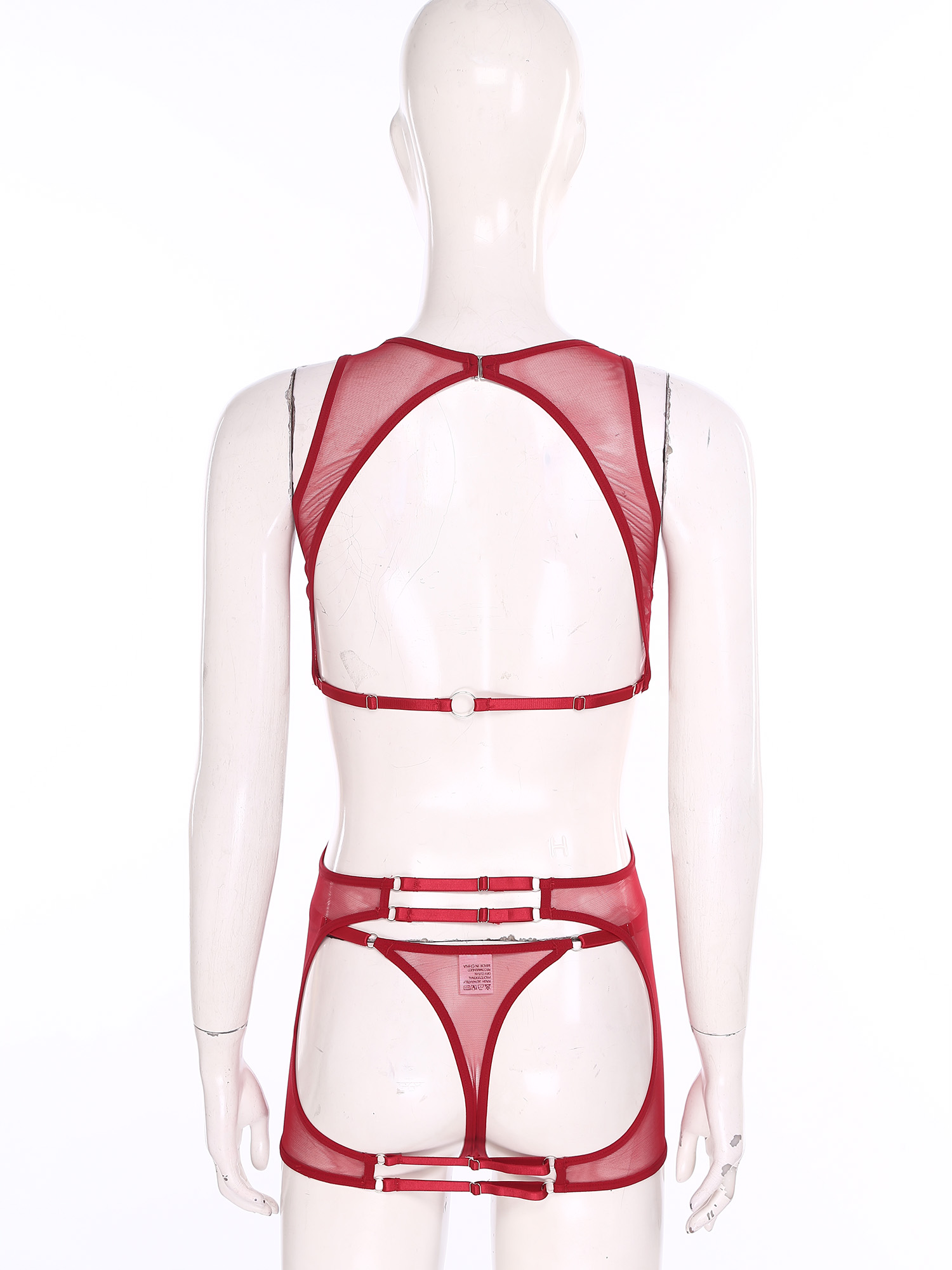 Sexy Mesh Sheer Bodycon Dress - Mini abito sexy da donna in