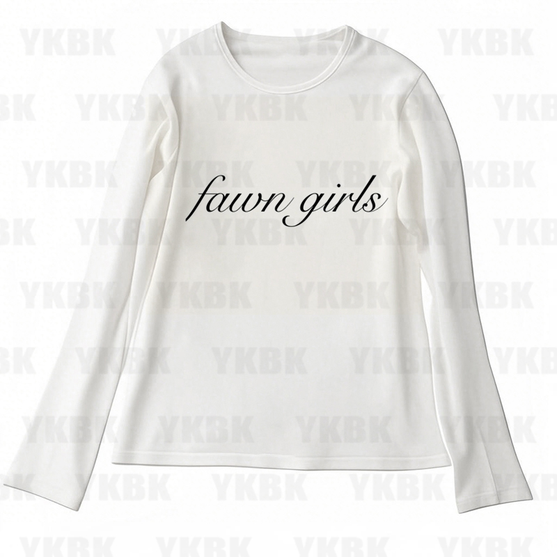 Y2K Graphic Baby Tee Crop - Y2K Lettera Abbigliamento casual Emo Estetica