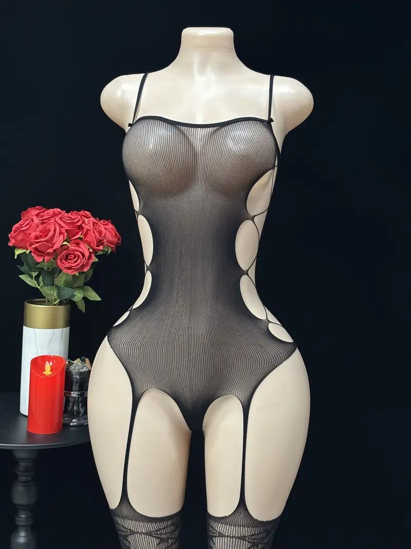Tuta sexy con bretelle e rete  - Lingerie recensione e prezzo