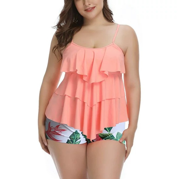 Tankini Donna Bikini Stampa Fl - Tops recensione e prezzo