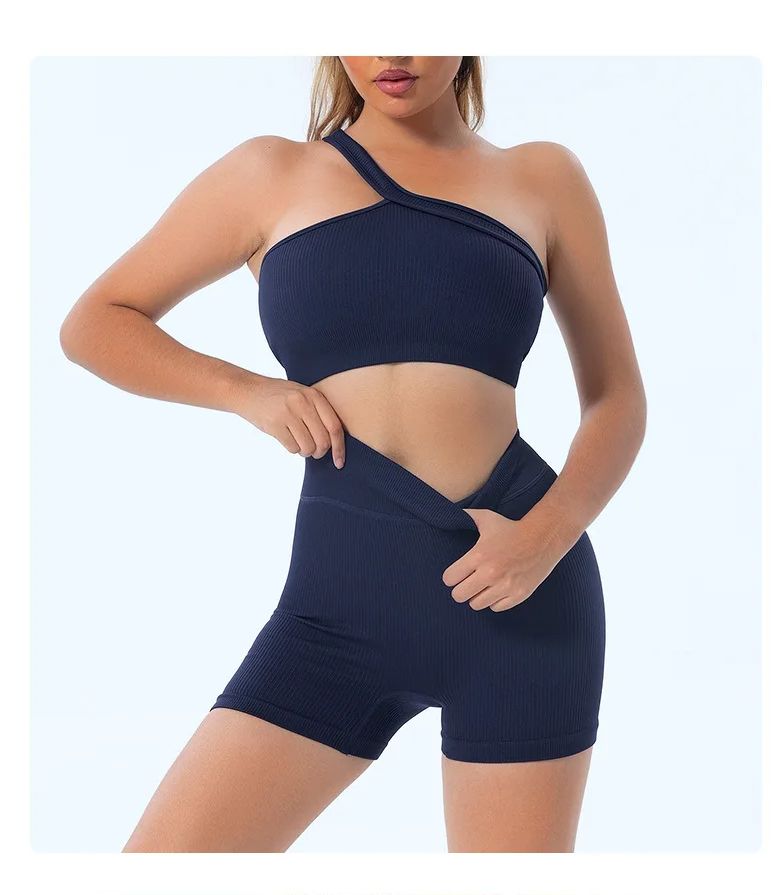 Reggiseno sportivo da donna a  - Seamless Ribbed Workout Tank Top recensione e prezzo
