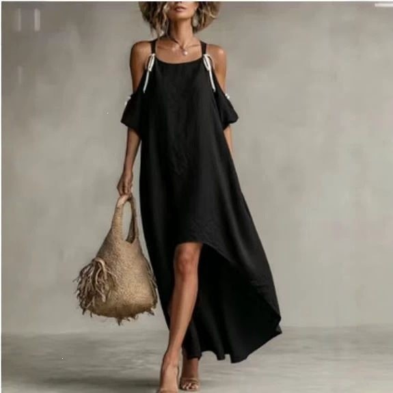 Abito Estivo da Donna con Mani - Off Shoulder Puff Sleeve Sundress recensione e prezzo