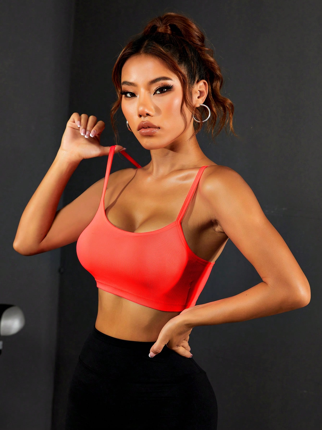 Reggiseno sportivo da donna a  - Seamless Ribbed Workout Tank Top recensione e prezzo