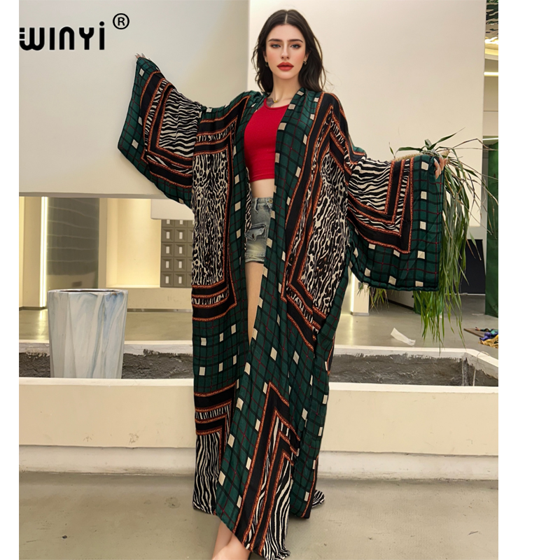 WINYI kimono sexy estate 2025  - Boho Summer Beach Maxi Dress recensione e prezzo