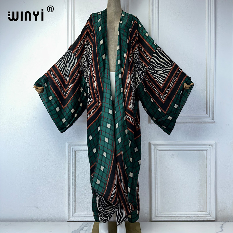 WINYI kimono sexy estate 2025  - Boho Summer Beach Maxi Dress recensione e prezzo