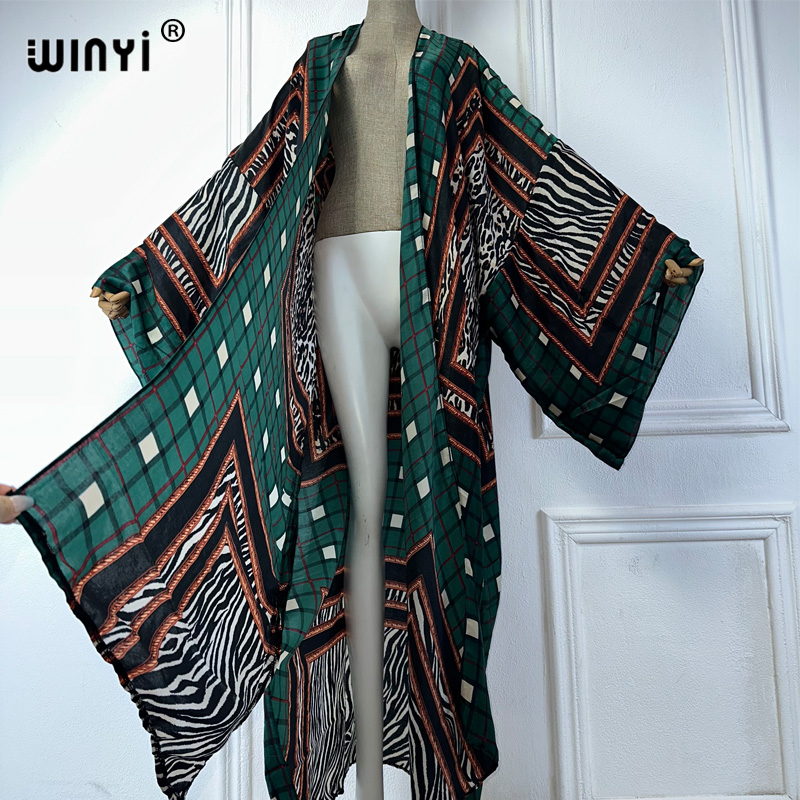 WINYI kimono sexy estate 2025  - Boho Summer Beach Maxi Dress recensione e prezzo