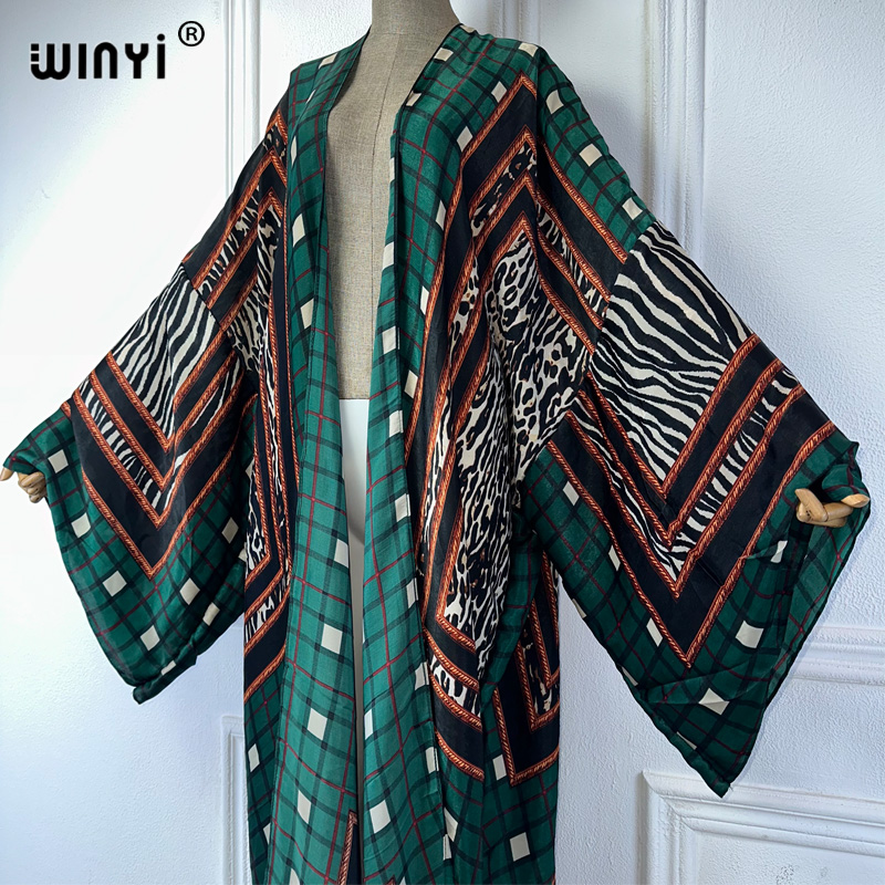 WINYI kimono sexy estate 2025  - Boho Summer Beach Maxi Dress recensione e prezzo
