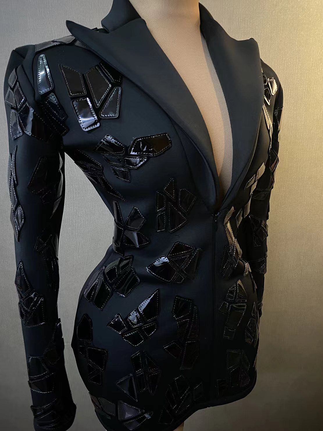 Abito Elegante Nero da Donna c - Sparkly Rhinestone Club Party Dress recensione e prezzo