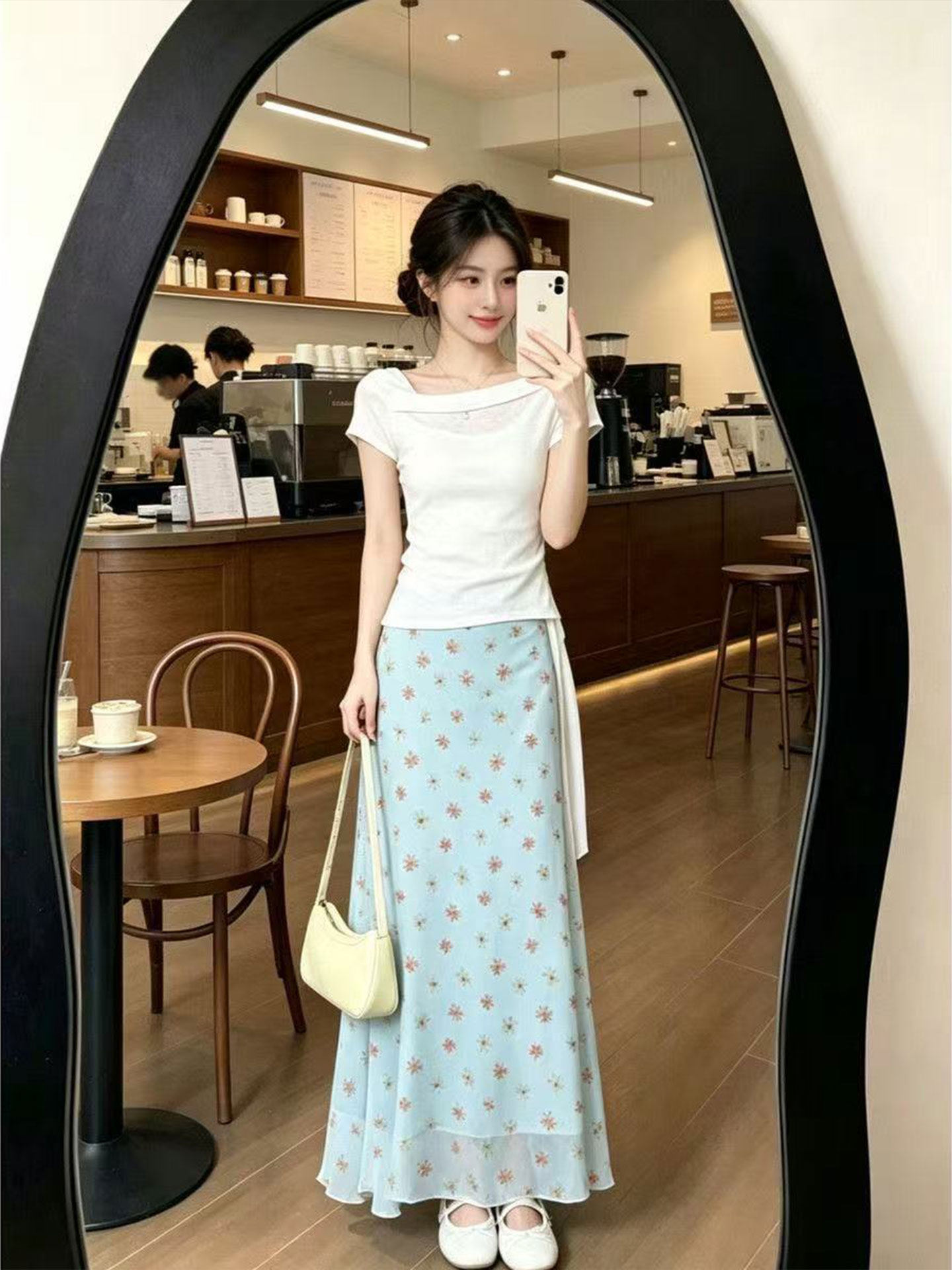 Abito a Sirena con Design Core - Korean Style A Line Shirt Dress recensione e prezzo