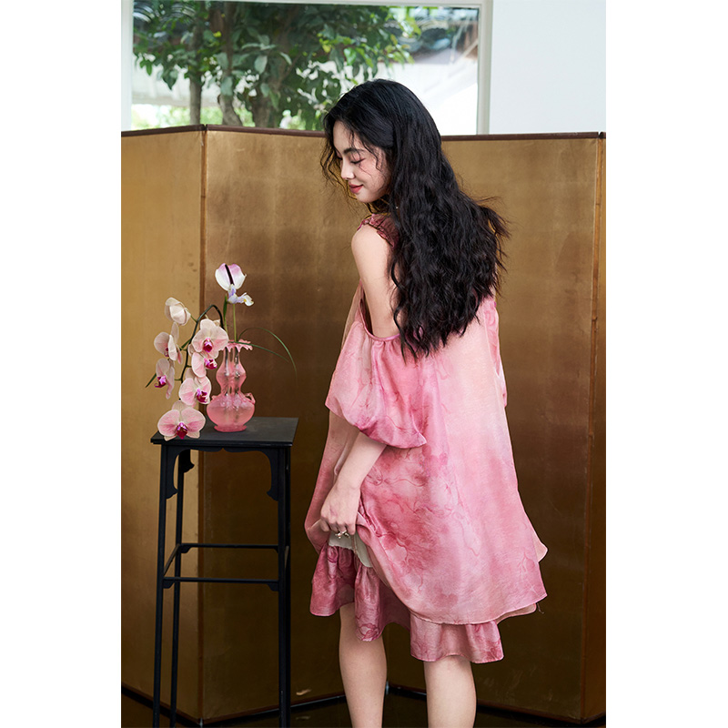 ELFSACK Abito da donna in chif - Off Shoulder Puff Sleeve Sundress recensione e prezzo