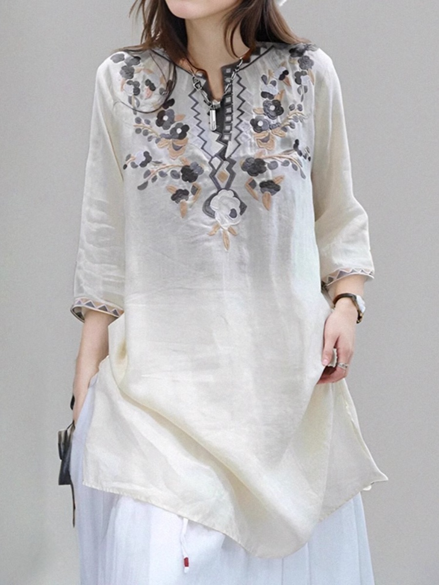 Elegante Abito Camicia in Lino - Casual Loose Linen Shirt Dress recensione e prezzo