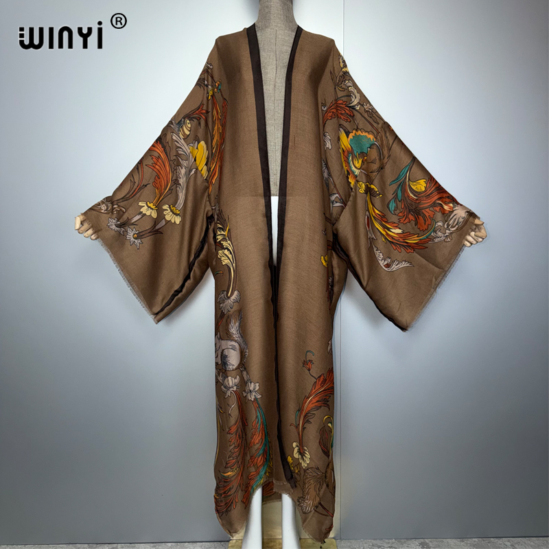 WINYI Africa Abito Kimono Boho - Boho Summer Beach Maxi Dress recensione e prezzo