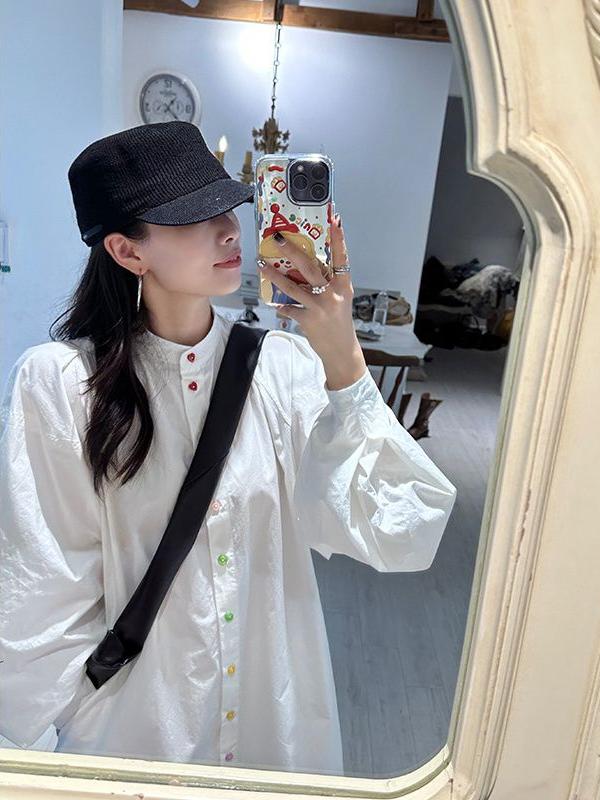 Abito chemisier da donna tagli - Korean Style A Line Shirt Dress recensione e prezzo