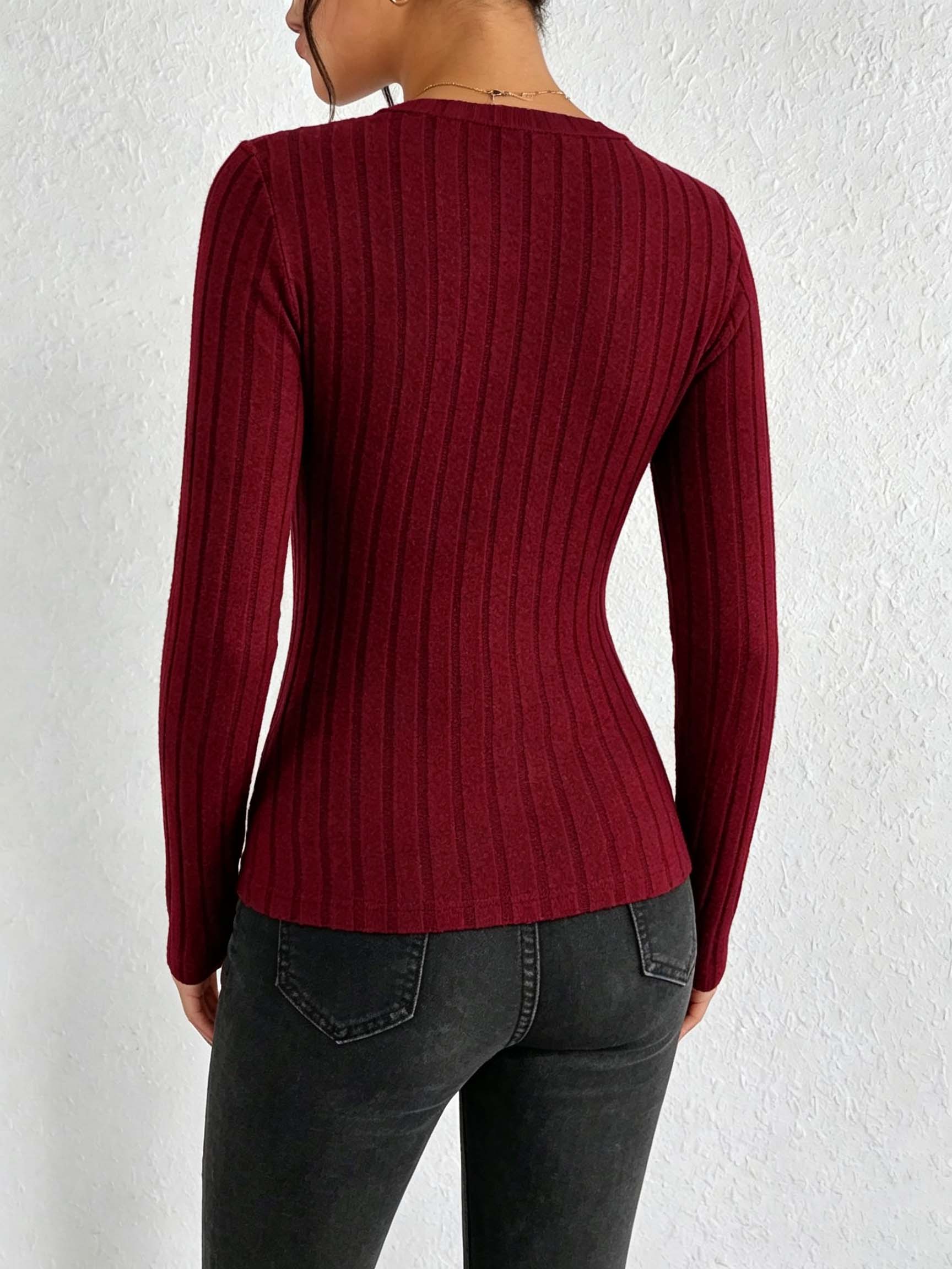 Top da donna a maglia a coste  - Blouses recensione e prezzo