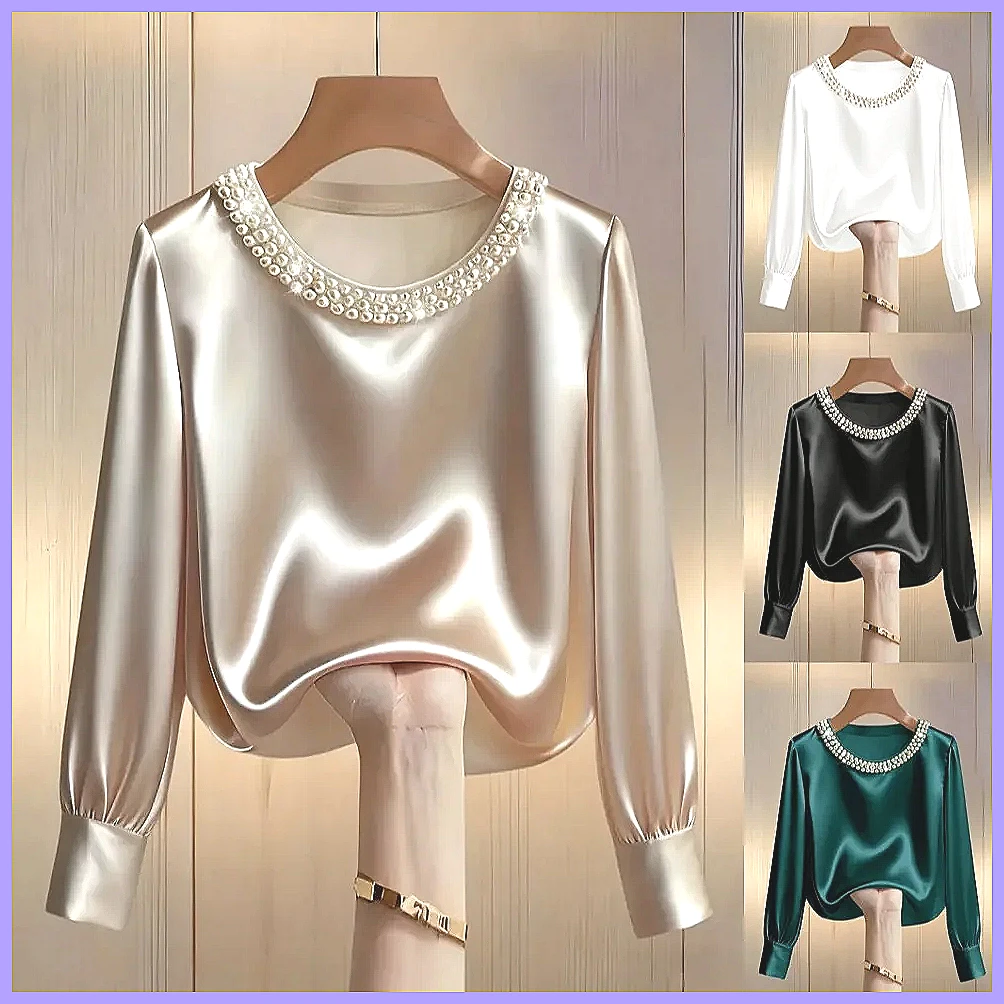 Elegante Camicetta in Raso con - Blouses recensione e prezzo