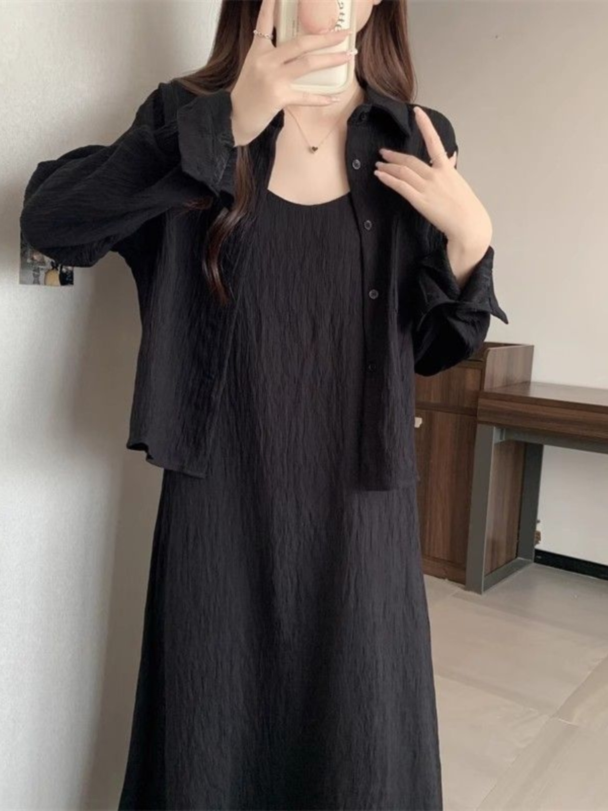 Abito estivo da donna taglie f - Korean Style A Line Shirt Dress recensione e prezzo
