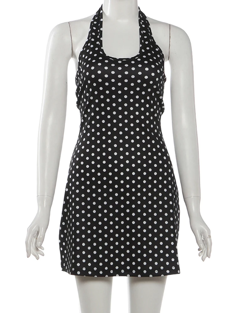 FDEY Vestito Sexy Senza Schien - Y2K Backless Halter Mini Dress recensione e prezzo