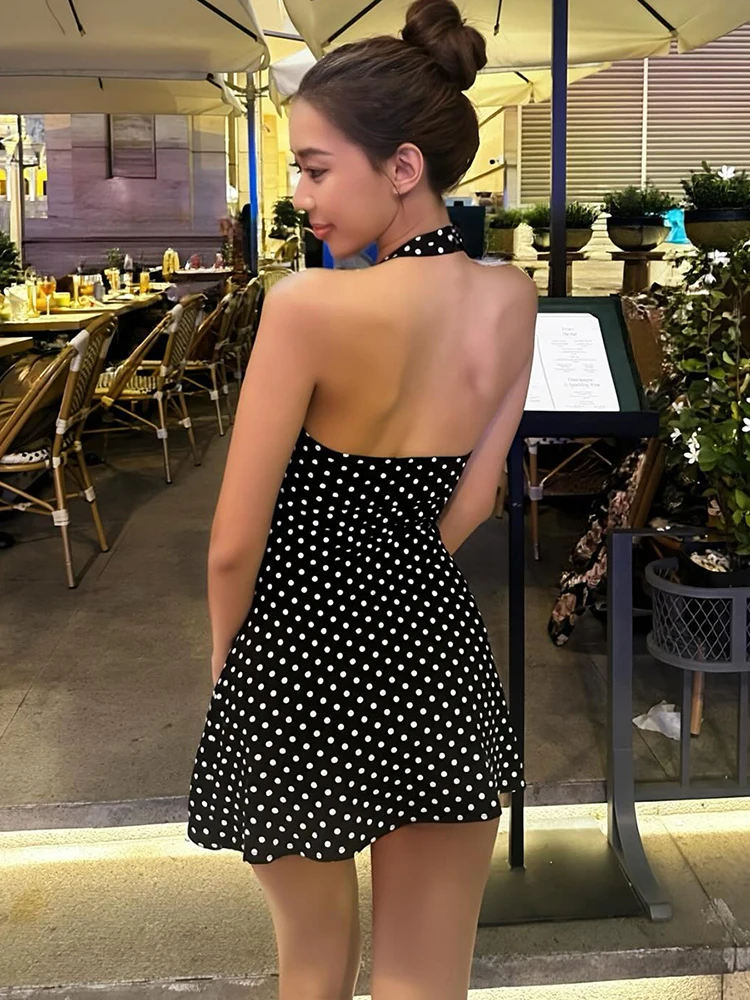 FDEY Vestito Sexy Senza Schien - Y2K Backless Halter Mini Dress recensione e prezzo