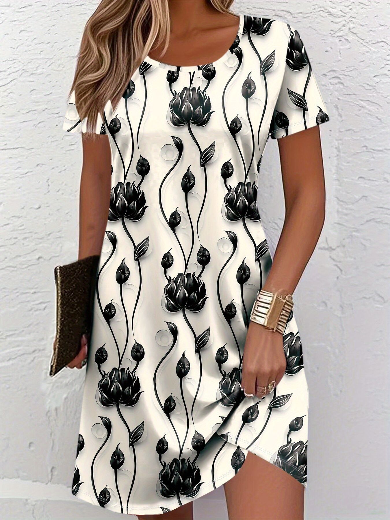 Nuovo Abito Estivo da Donna Sl - French Vintage Floral Midi Dress recensione e prezzo