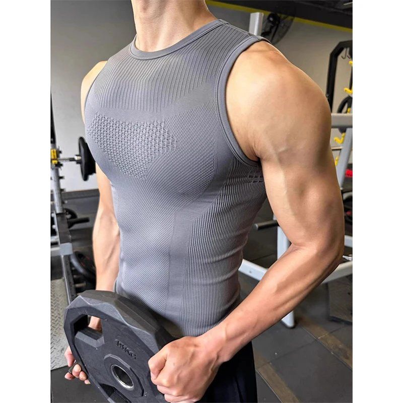 Canotta da uomo senza cuciture - Seamless Ribbed Workout Tank Top recensione e prezzo