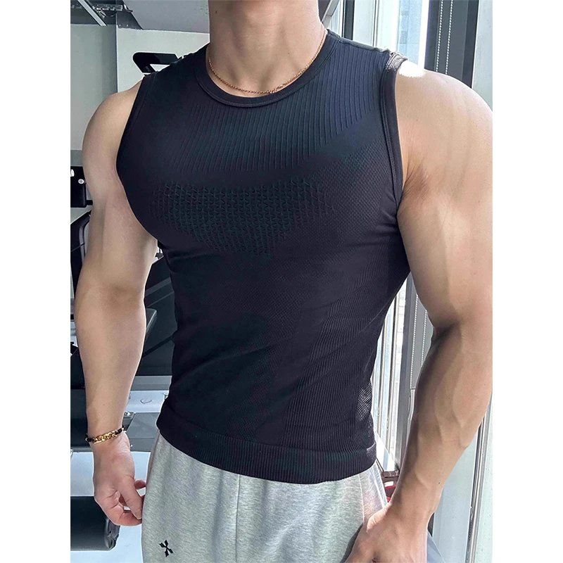 Canotta da uomo senza cuciture - Seamless Ribbed Workout Tank Top recensione e prezzo