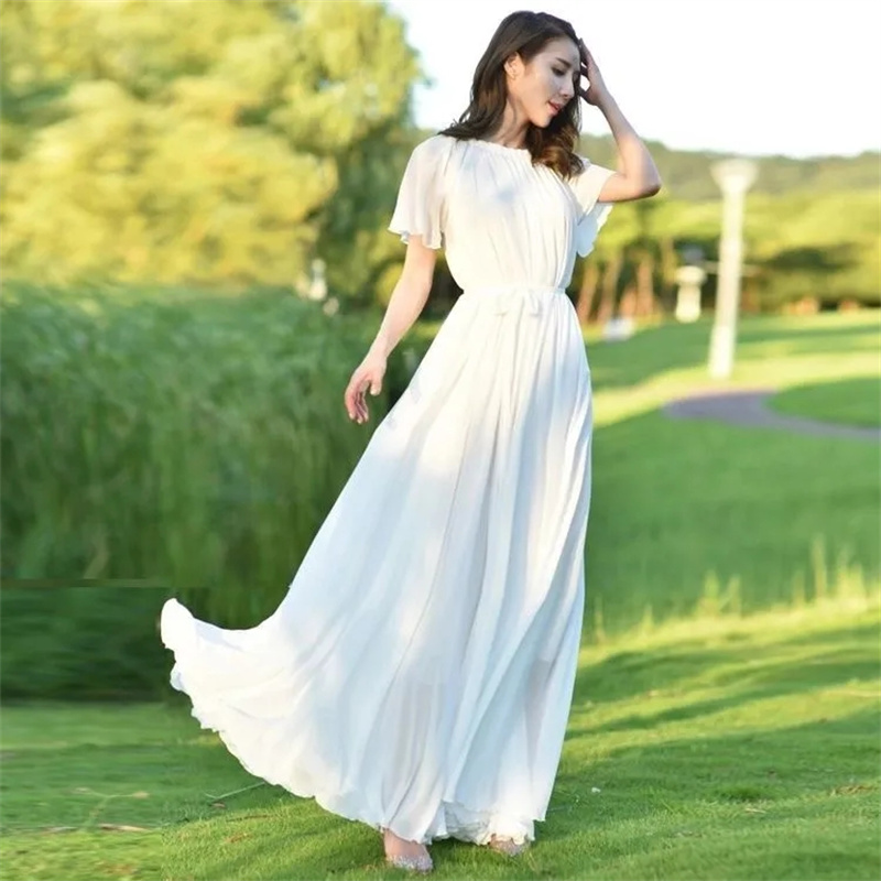 2023 nuove donne vestito estiv - French Vintage Floral Midi Dress recensione e prezzo