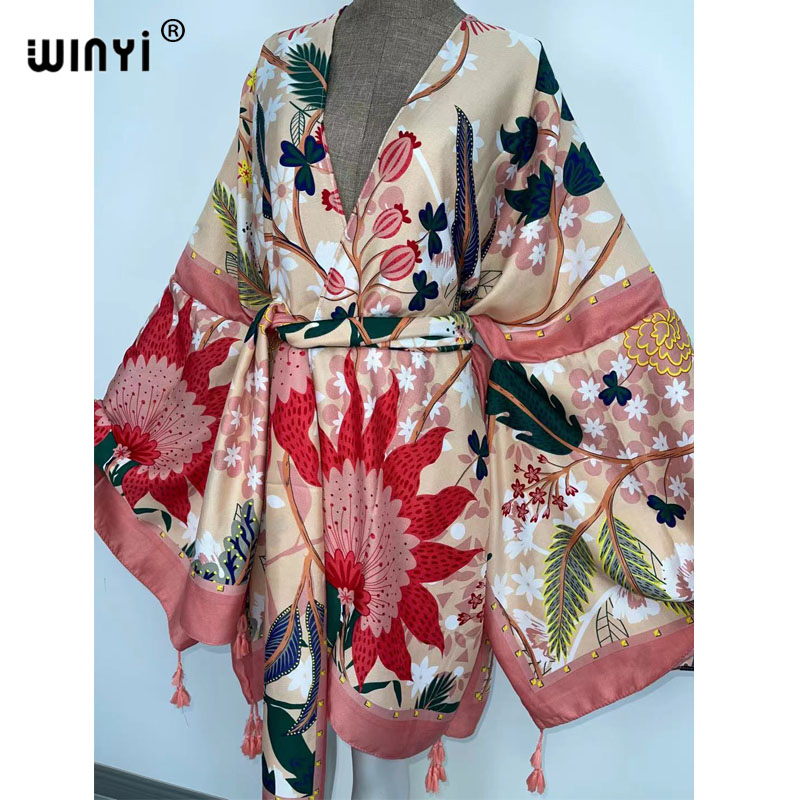 WINYI Abiti Autunnali da Donna - Boho Summer Beach Maxi Dress recensione e prezzo