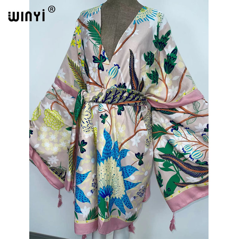 WINYI Abiti Autunnali da Donna - Boho Summer Beach Maxi Dress recensione e prezzo