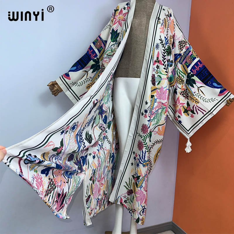 WINYI kimono new boho beach su - Boho Summer Beach Maxi Dress recensione e prezzo