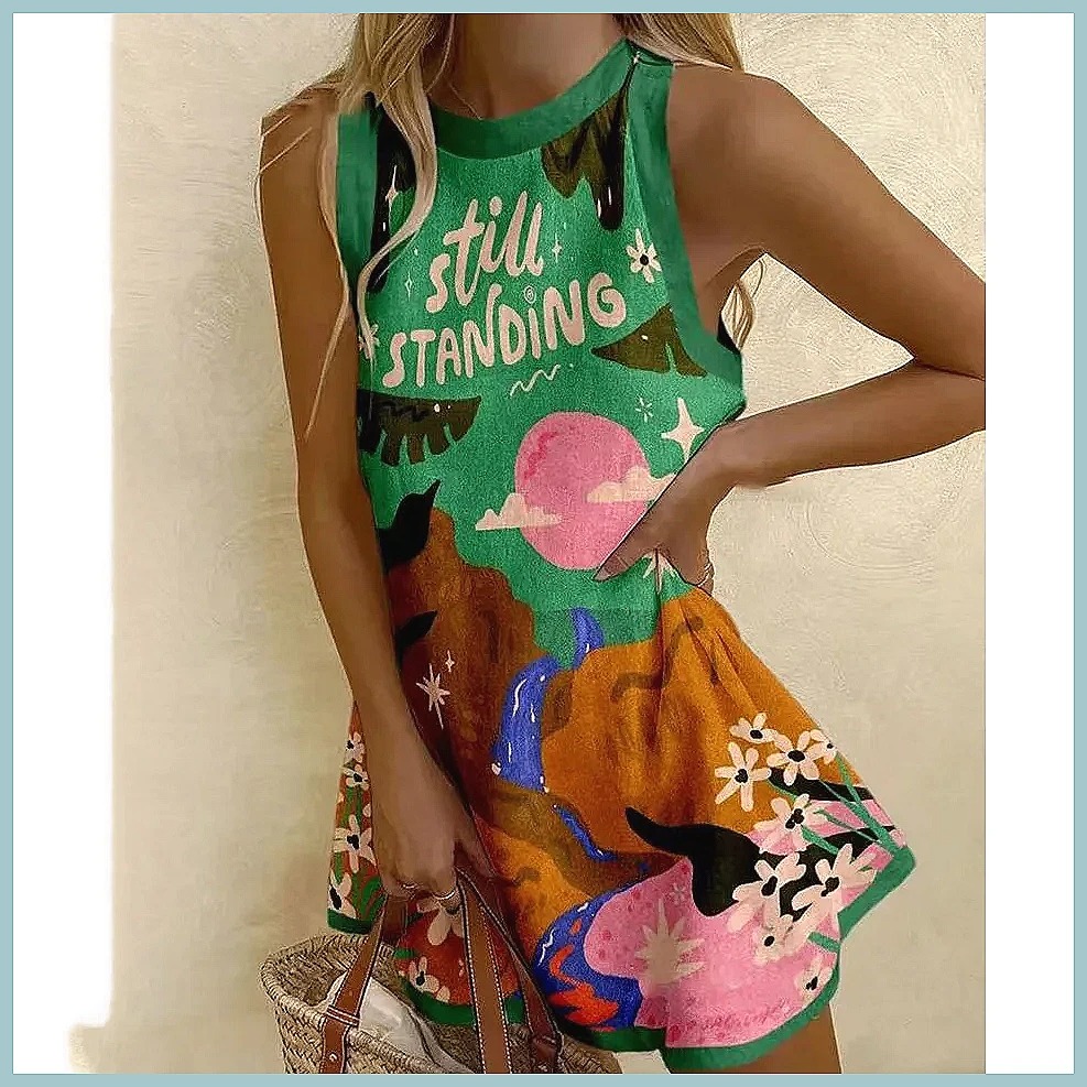 Abito Senza Maniche con Stampa - Dresses recensione e prezzo