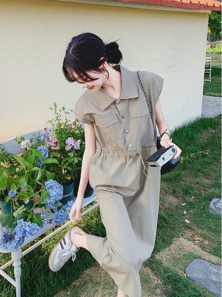 Abito chemisier casual estivo  - Korean Style A Line Shirt Dress recensione e prezzo