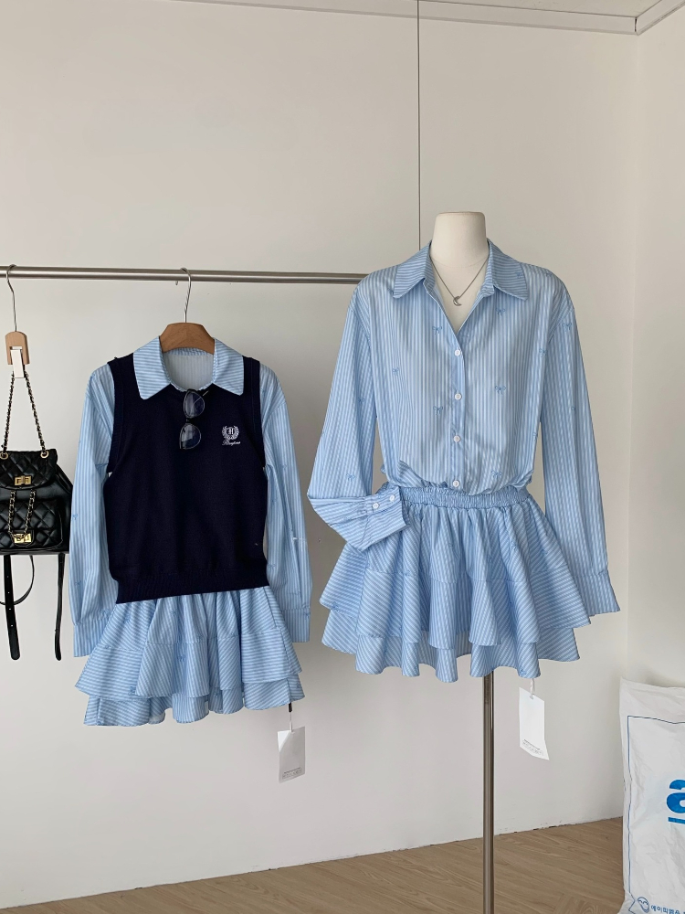 Primavera Autunno Moda coreana - Korean Style A Line Shirt Dress recensione e prezzo
