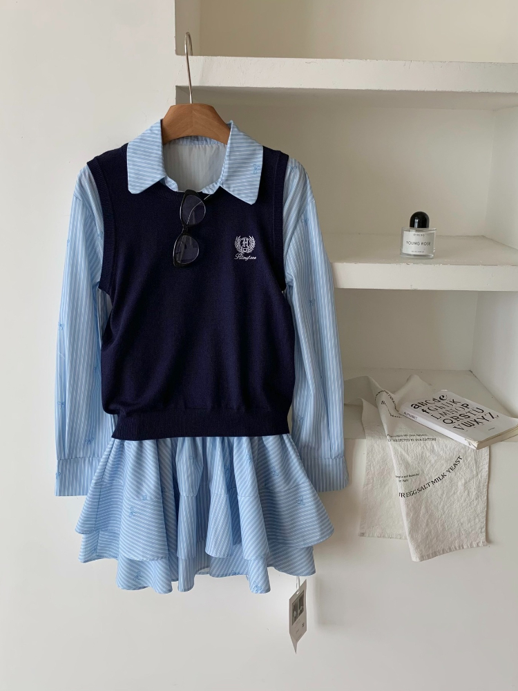 Primavera Autunno Moda coreana - Korean Style A Line Shirt Dress recensione e prezzo