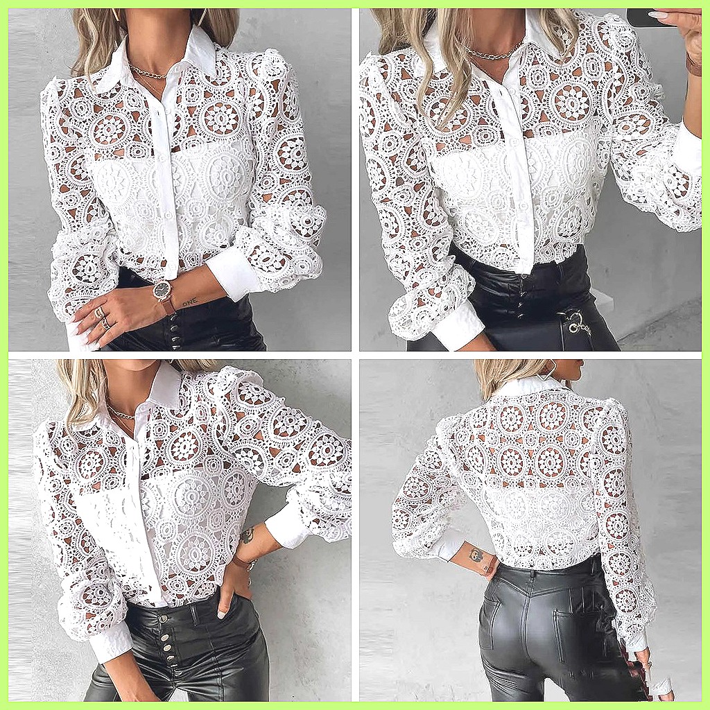 Camicia Bianca in Pizzo da Don - Blouses recensione e prezzo