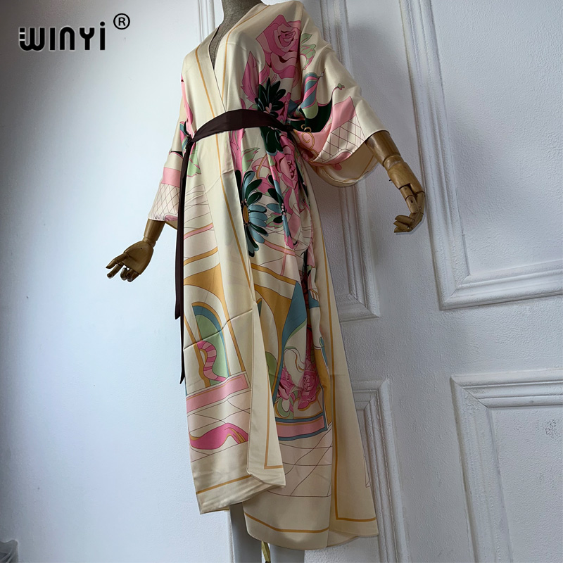 WINYI Abito Estivo Stampato St - Boho Summer Beach Maxi Dress recensione e prezzo