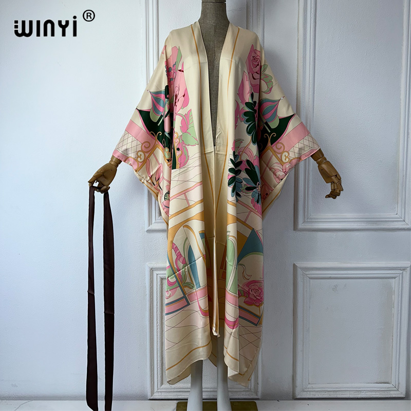 WINYI Abito Estivo Stampato St - Boho Summer Beach Maxi Dress recensione e prezzo