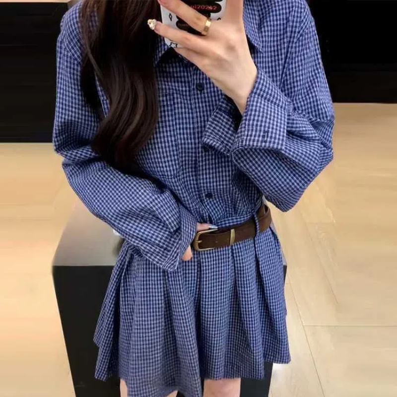 Design in stile College corean - Korean Style A Line Shirt Dress recensione e prezzo