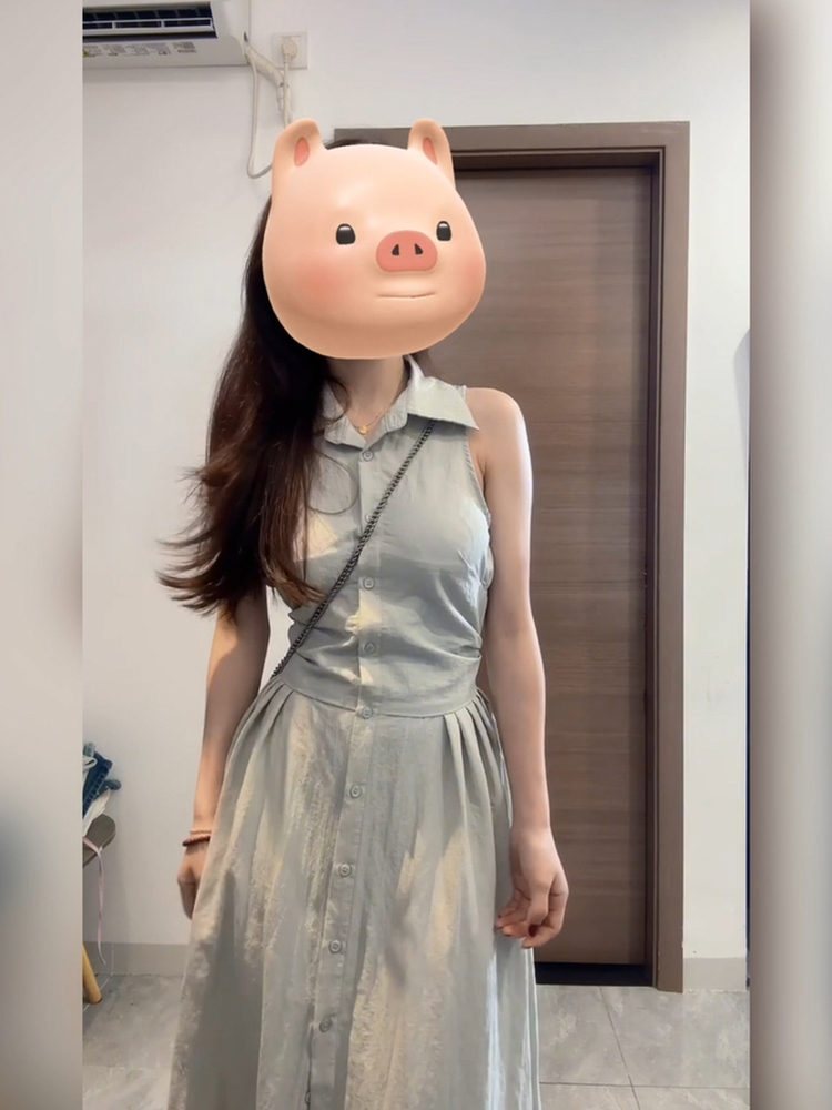 XZY Abito Chemisier Chic Casua - Korean Style A Line Shirt Dress recensione e prezzo
