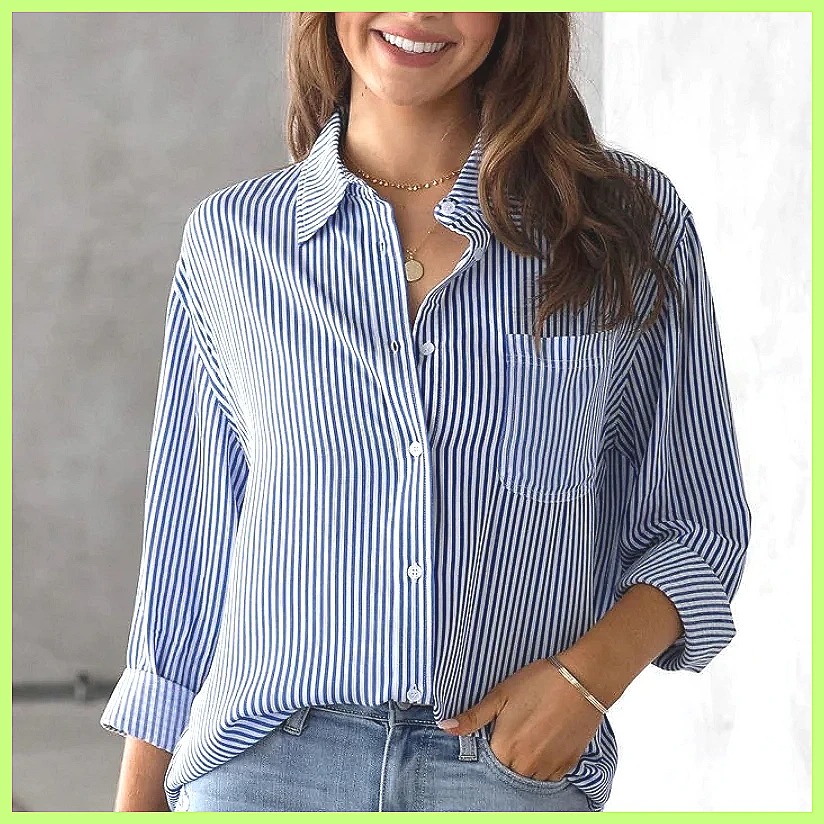 Nuova Camicetta Oversize a Rig - Blouses recensione e prezzo