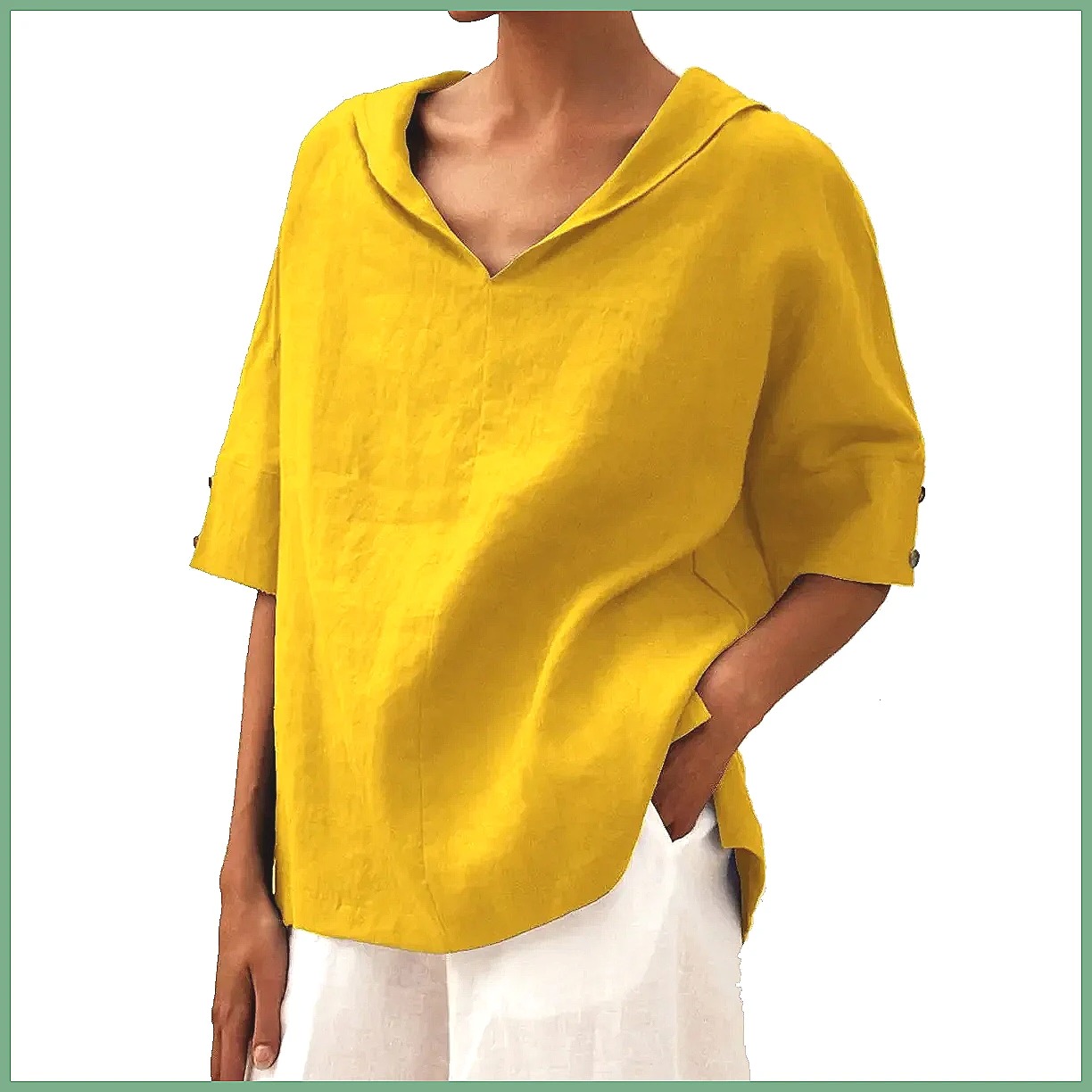 Camicia da donna ampia con sco - Blouses recensione e prezzo