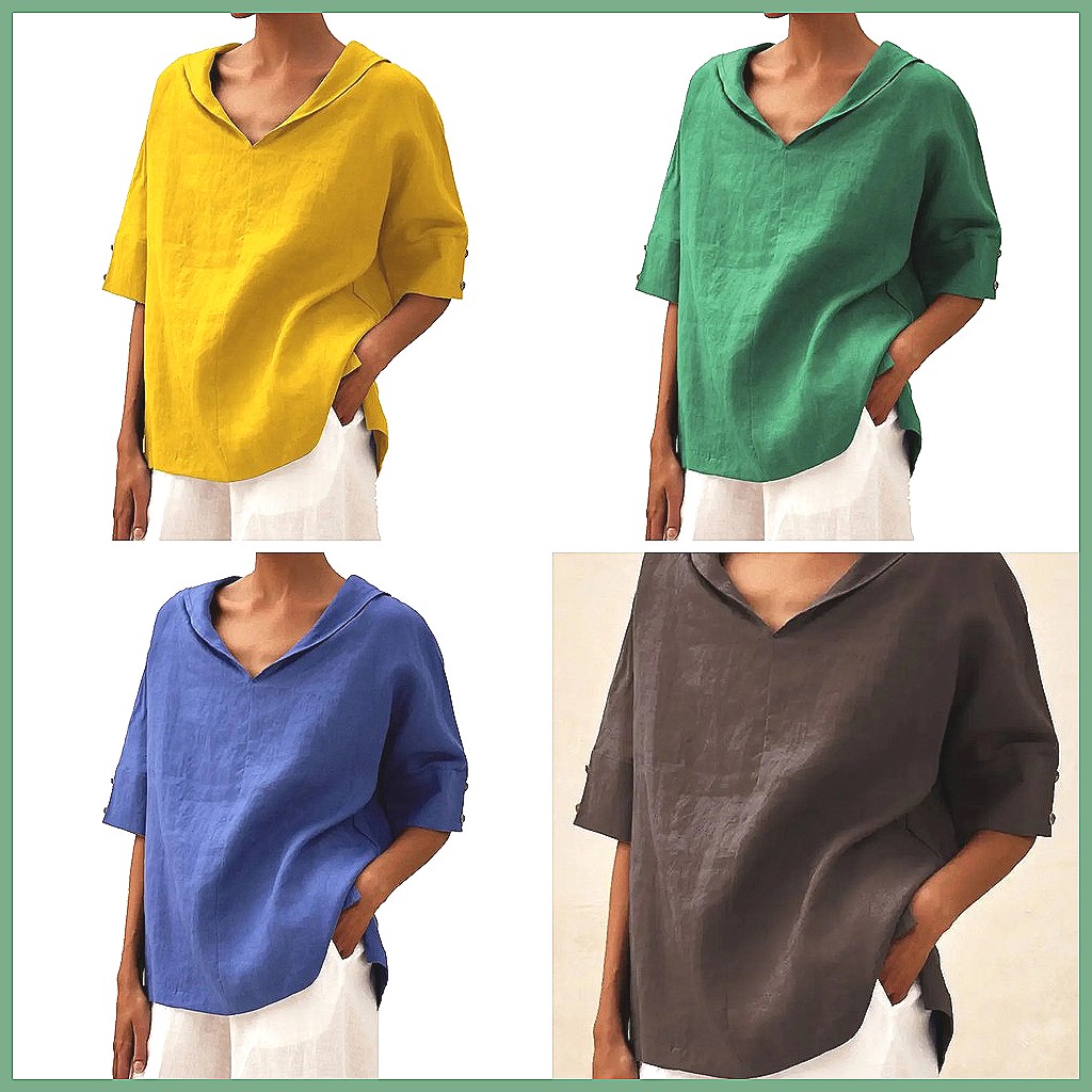 Camicia da donna ampia con sco - Blouses recensione e prezzo