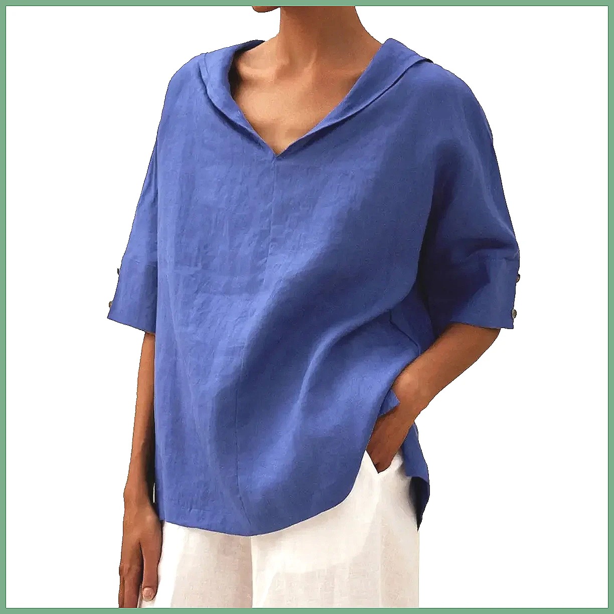 Camicia da donna ampia con sco - Blouses recensione e prezzo