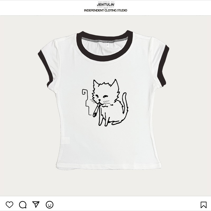 T-shirt Crop Top da Donna Stil - Y2K Graphic Baby Tee Crop recensione e prezzo