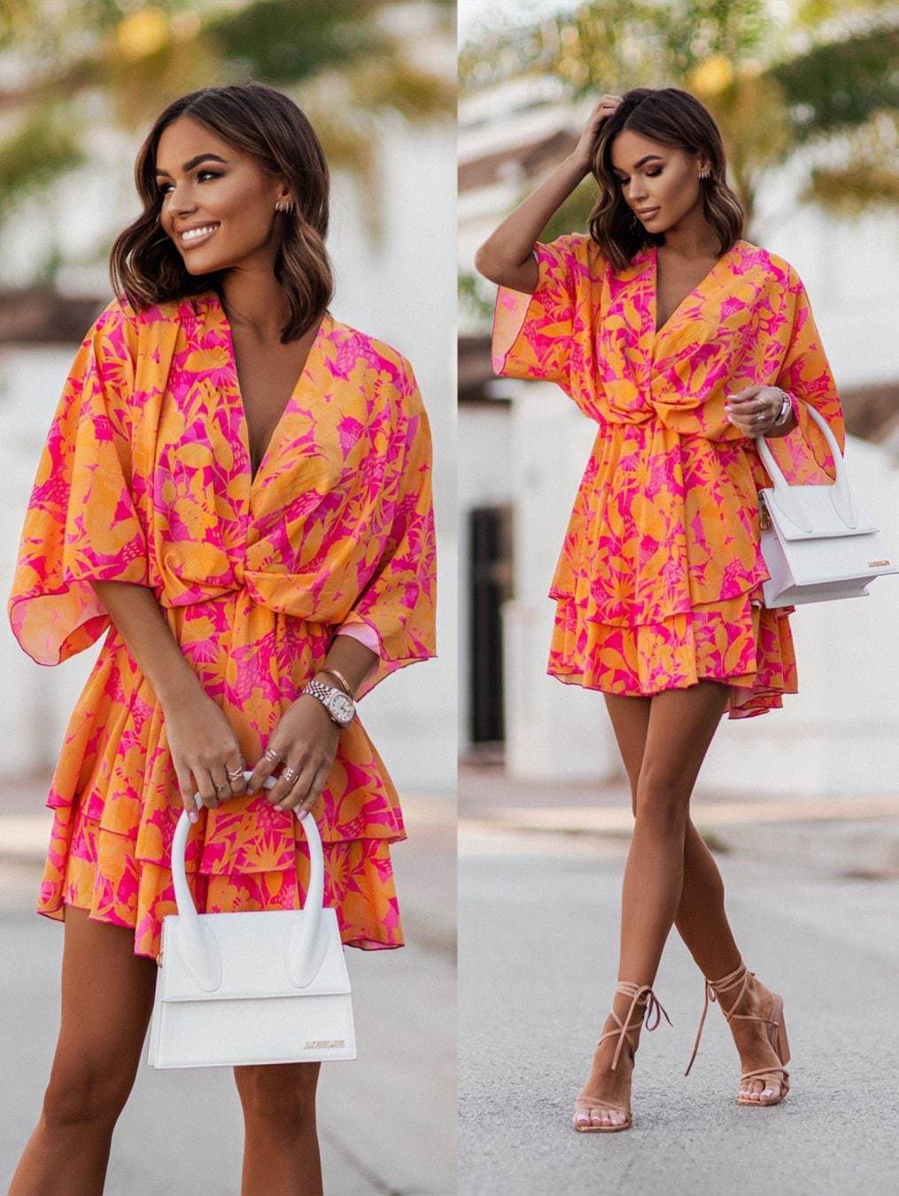 2024 nuova minigonna da donna  - French Vintage Floral Midi Dress recensione e prezzo