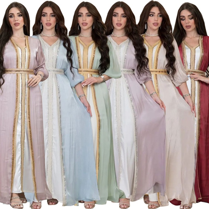 Abito da sera in raso con pail - Dresses recensione e prezzo