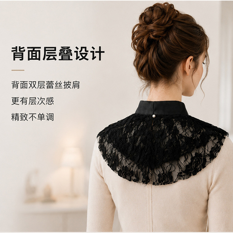 Elegante Colletto Finto in Piz - Dresses recensione e prezzo