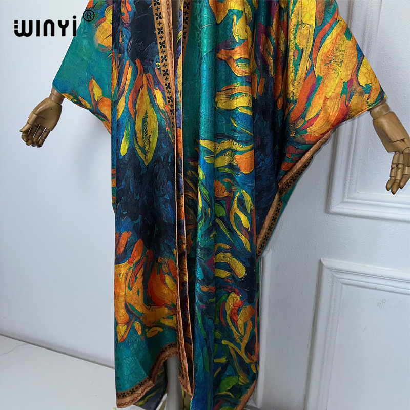 WINYI cappotto aperto con stam - Boho Summer Beach Maxi Dress recensione e prezzo