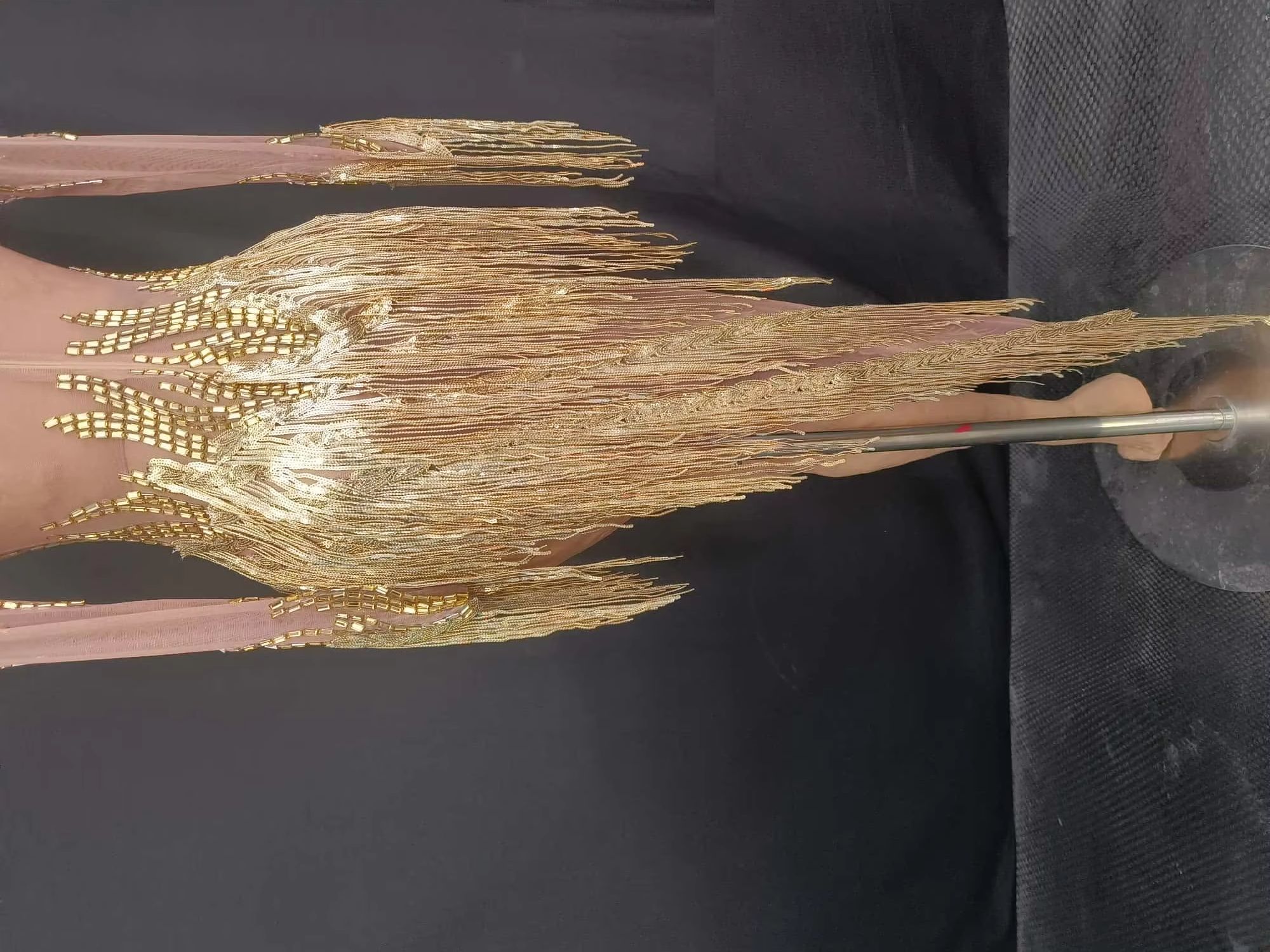 Abiti Corti con Frange di Stra - Sparkly Rhinestone Club Party Dress recensione e prezzo
