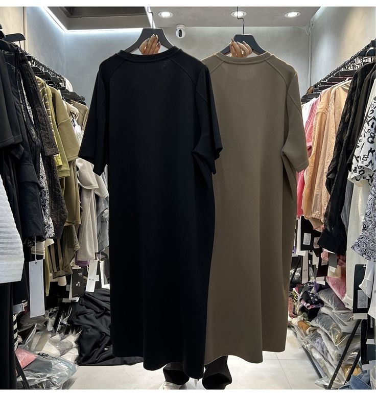 Abito T-shirt da donna taglie  - Korean Style A Line Shirt Dress recensione e prezzo